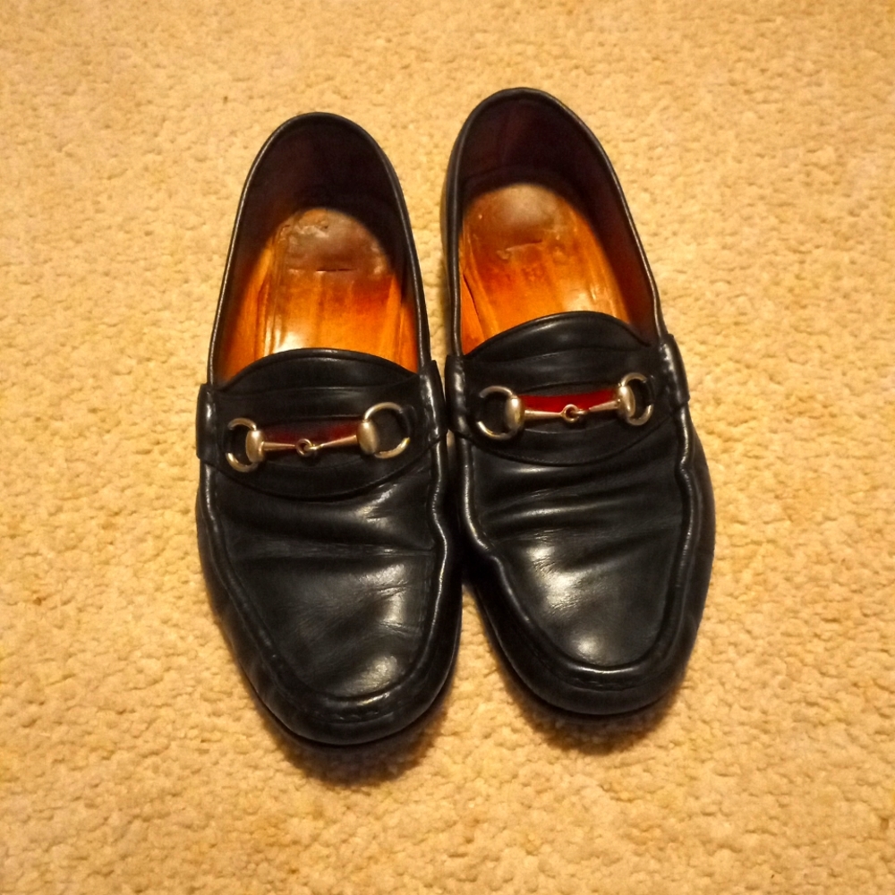 Gucci loafers, size 11, black